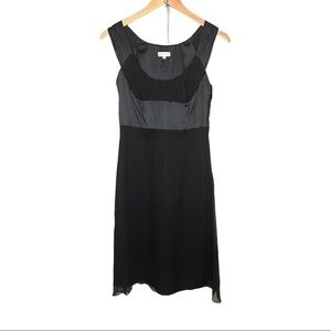 Jigsaw 100% Silk black sleeveless cocktail dress size 8